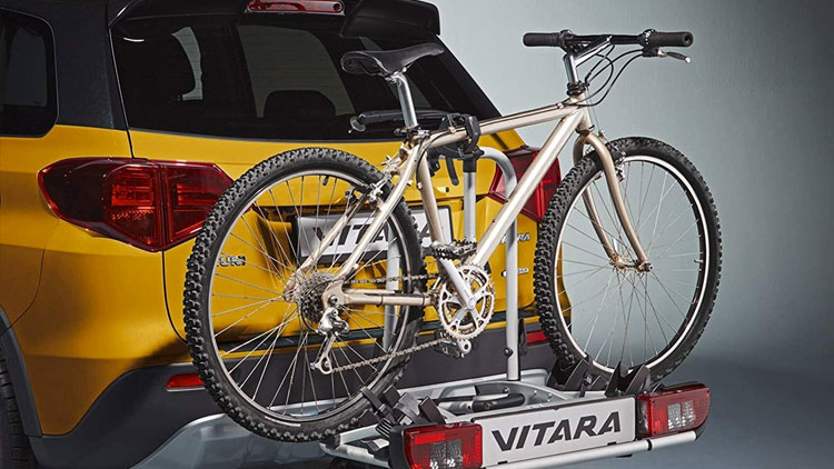 Señal V-20 con protección para transporte bicicletas